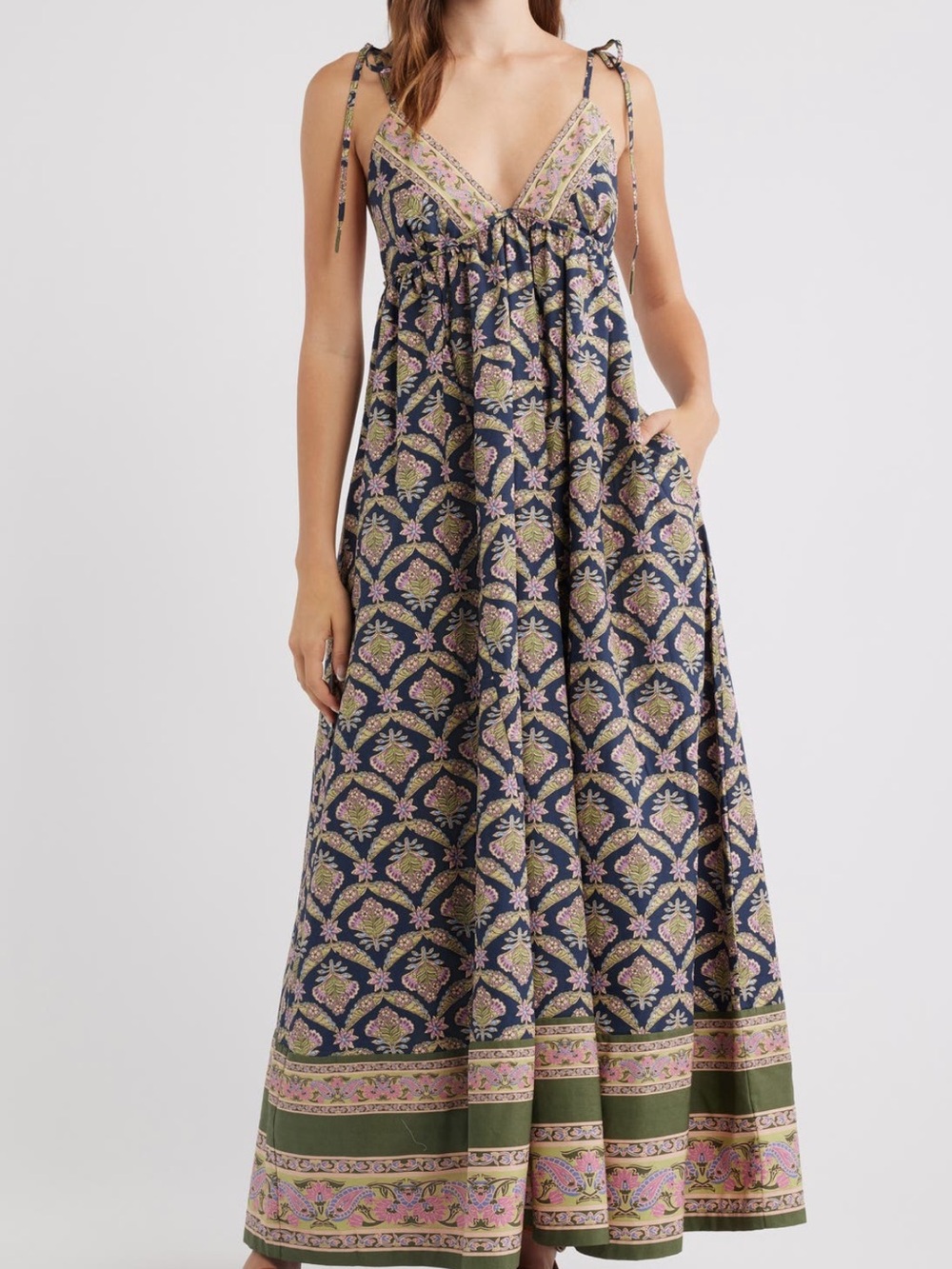Free People Sorrento Stroll Maxi Dress NWT Small